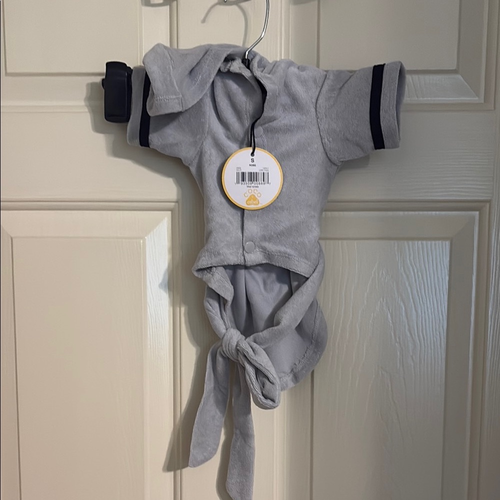 Gray NWT Coco + Rebel Dog Robe